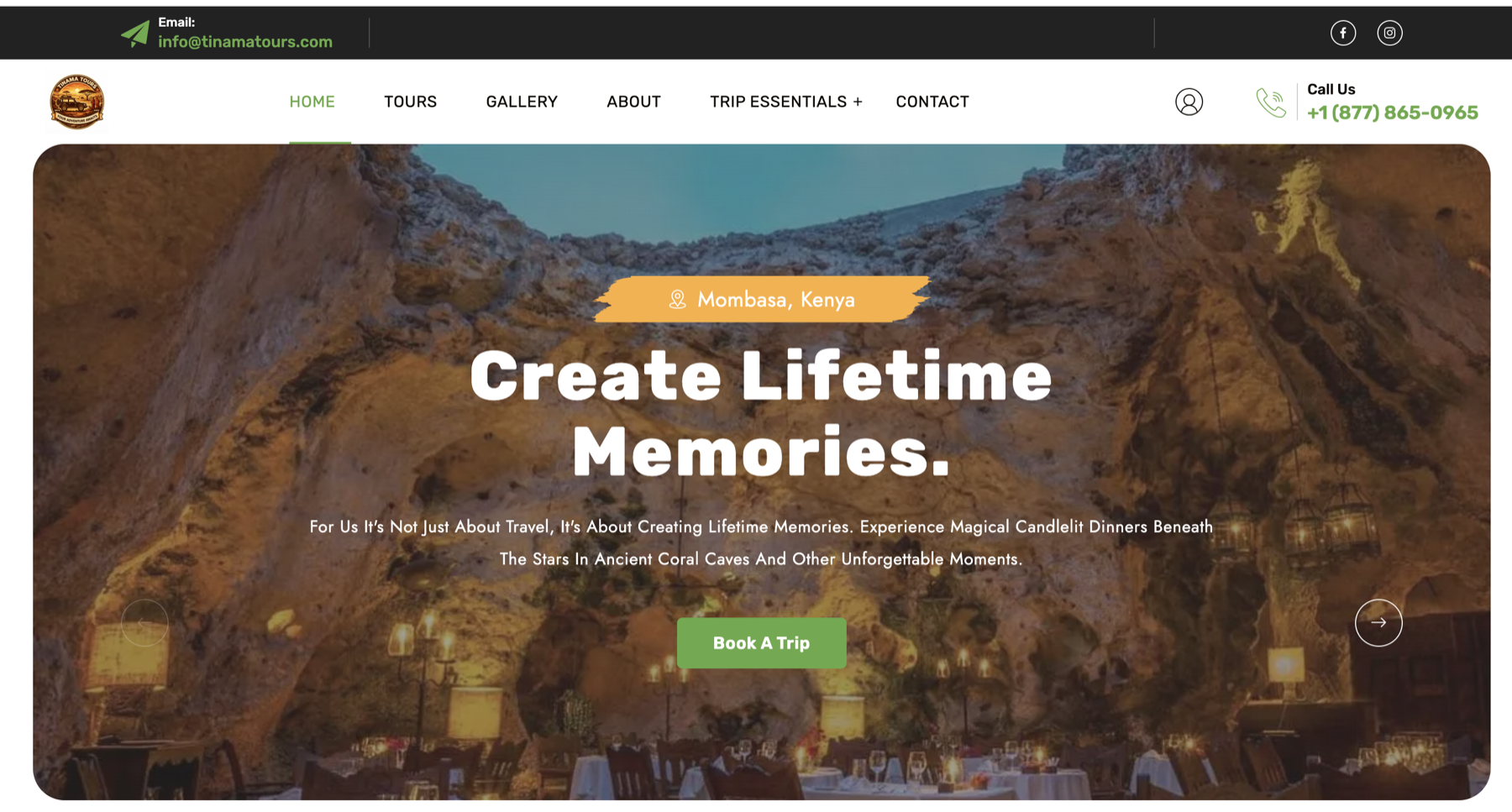 Tinama Tours project